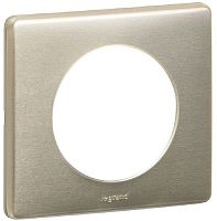 Рамка универсальная Legrand Celiane 1-м. металл титан  картинка